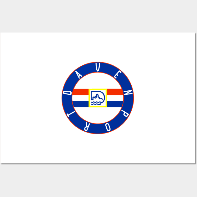 Davenport Flag Decal Wall Art by zsonn